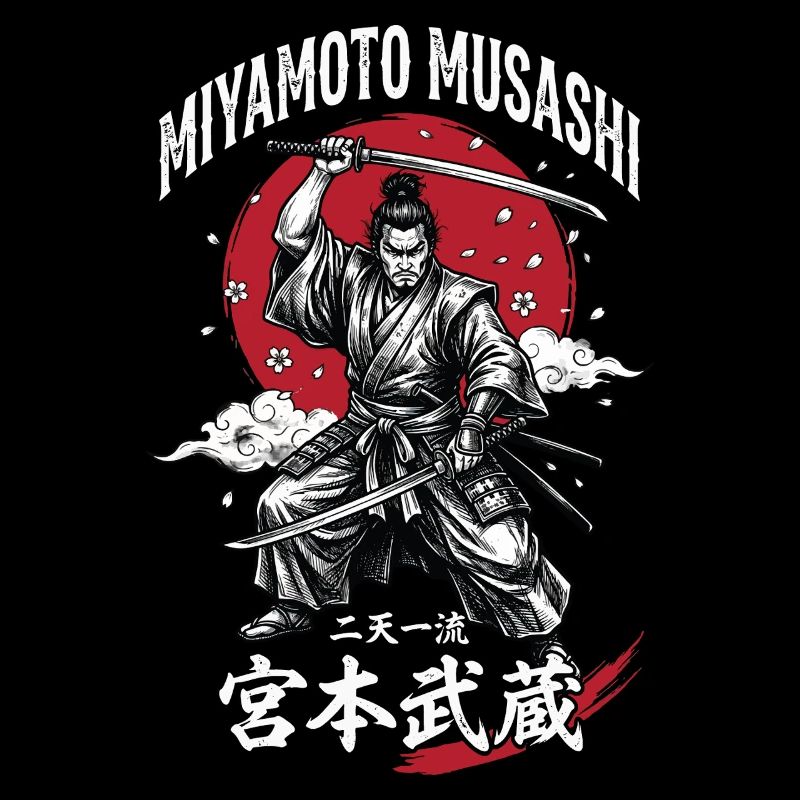 Miyamoto Musashi Samurai Motiv