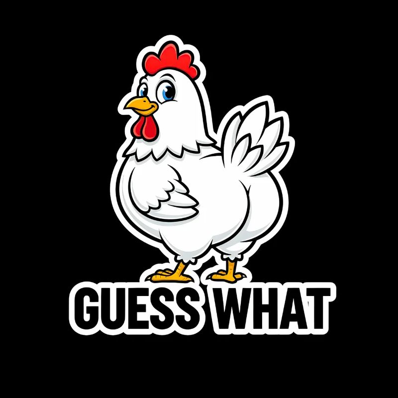 Rate mal: Chicken Cartoon Tee