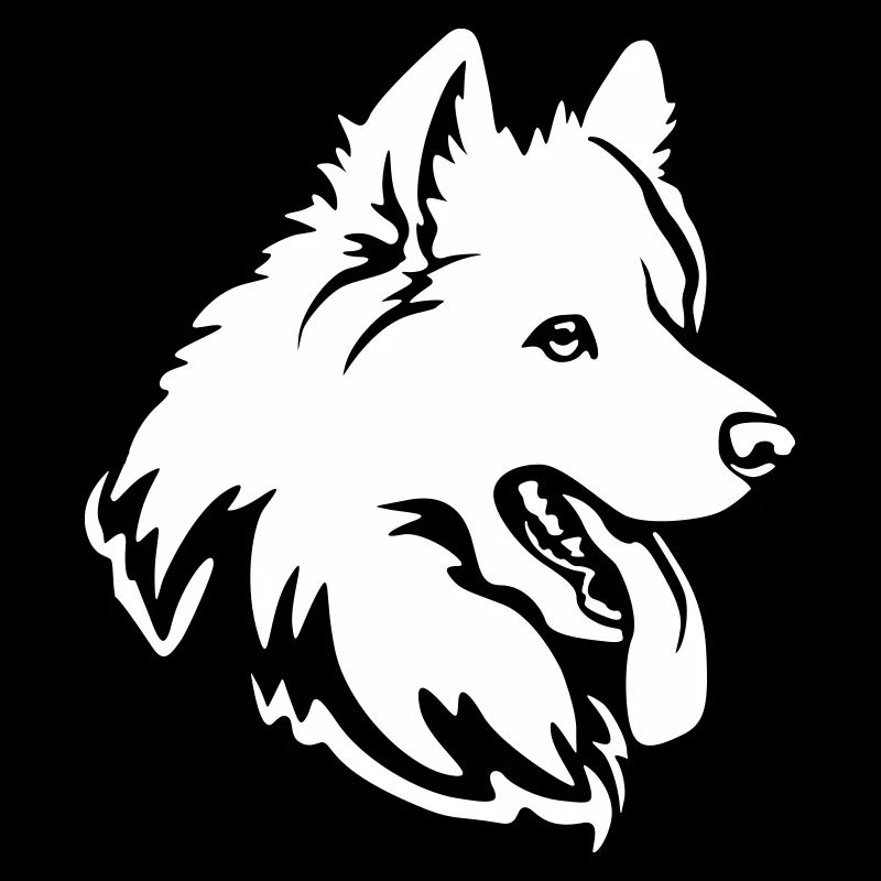 Samoyed Head "Black Edition"
