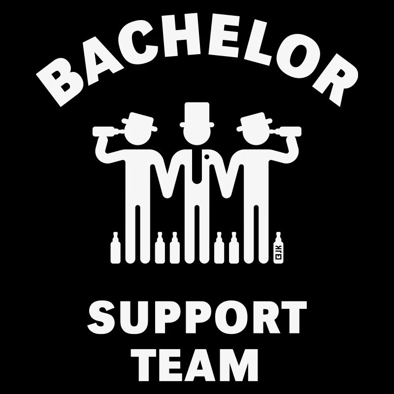 Bachelor Support Team (Groom / Stag Party / White)