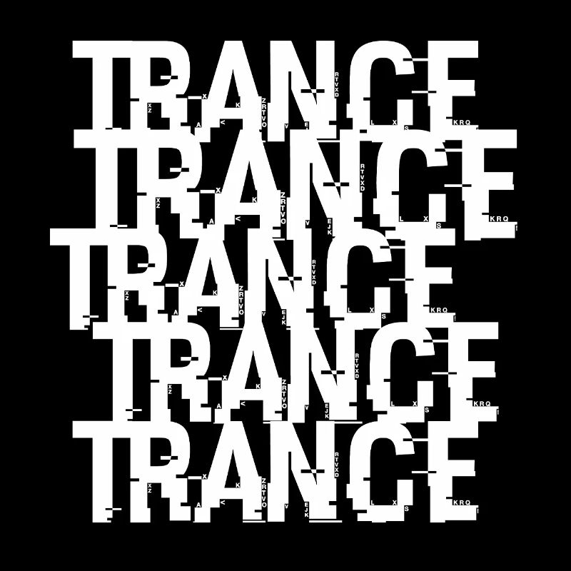 Trance Typographic Pattern