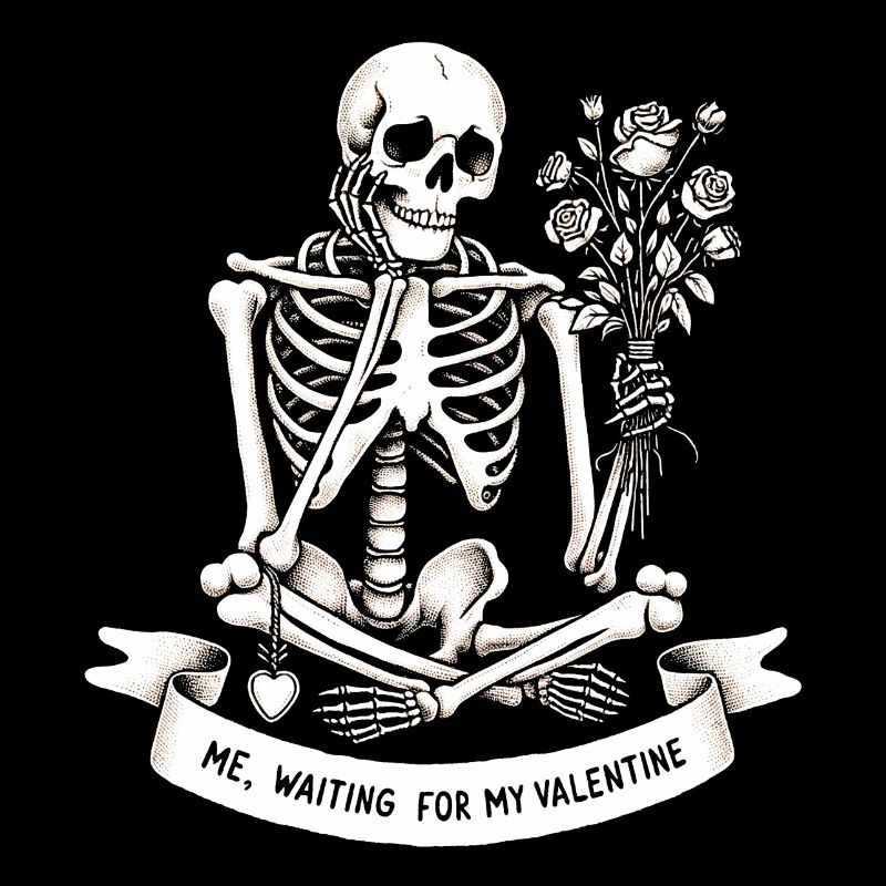 Moi en attente de ma Saint-Valentin - Célibataire, Saint-Valentin