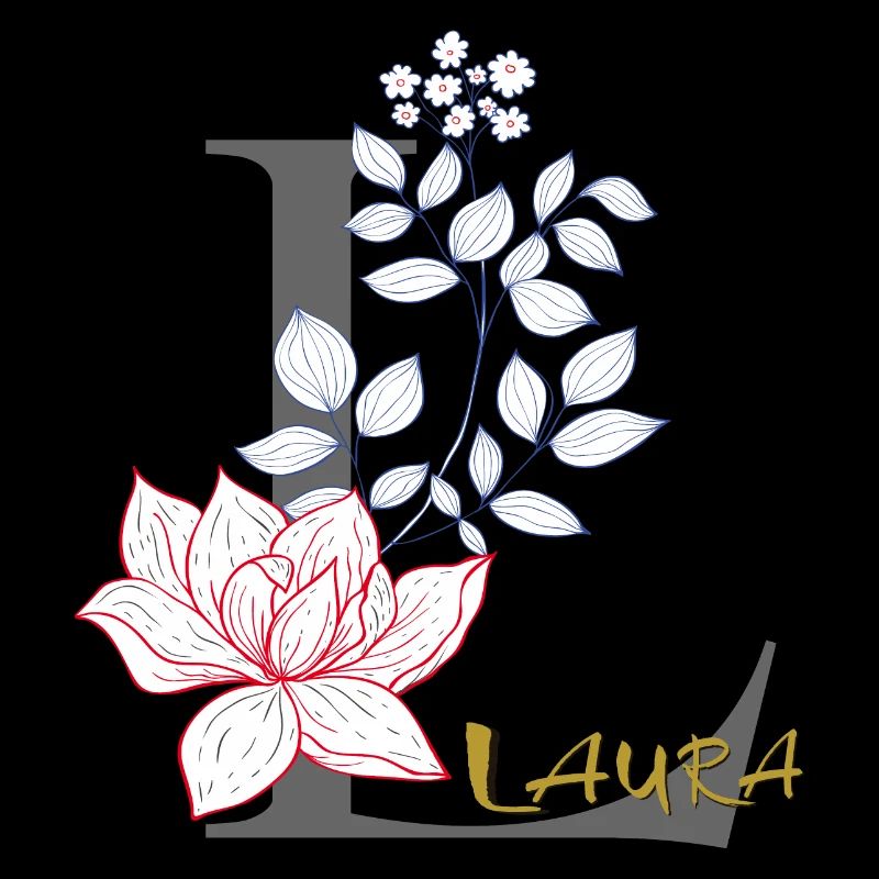 Initial Letter Laura