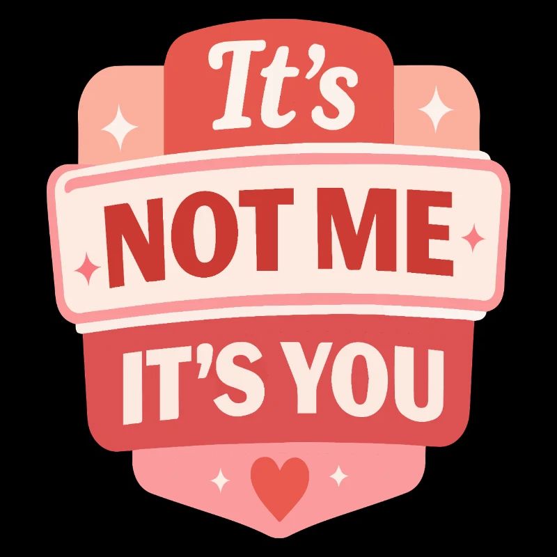 Ich bin es nicht, sondern dein Retro-Abzeichen