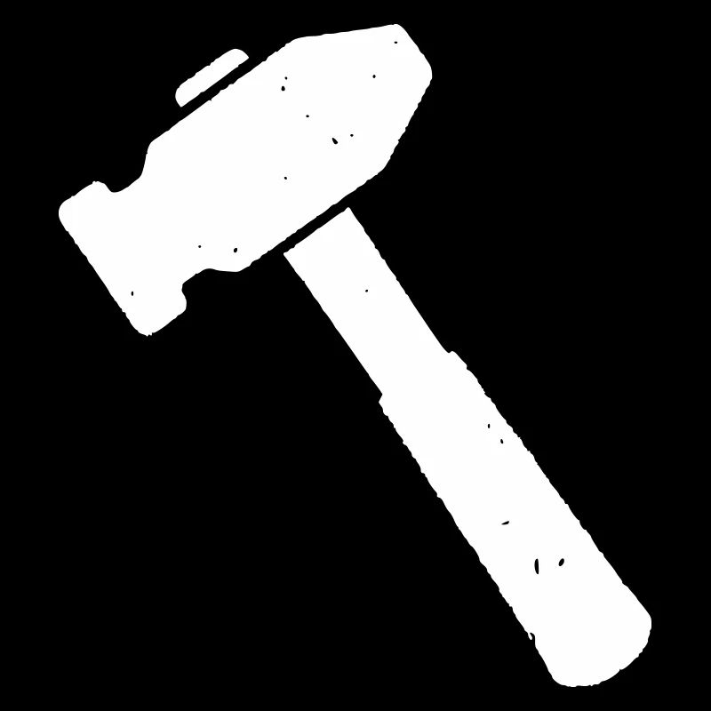 Hammer Tool Craft Icon Vector