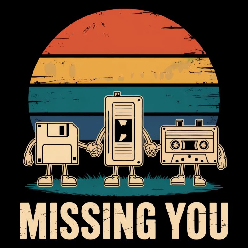 Cassette VHS Floppy Disc Floppy Disk Retro