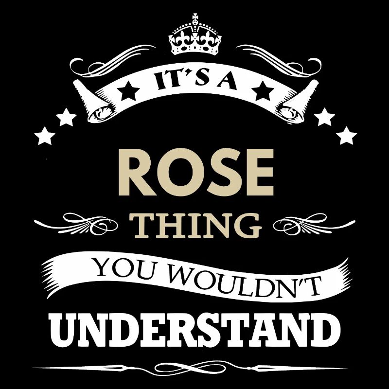 Es ist ein Rose Thing Custom Name Geschenk