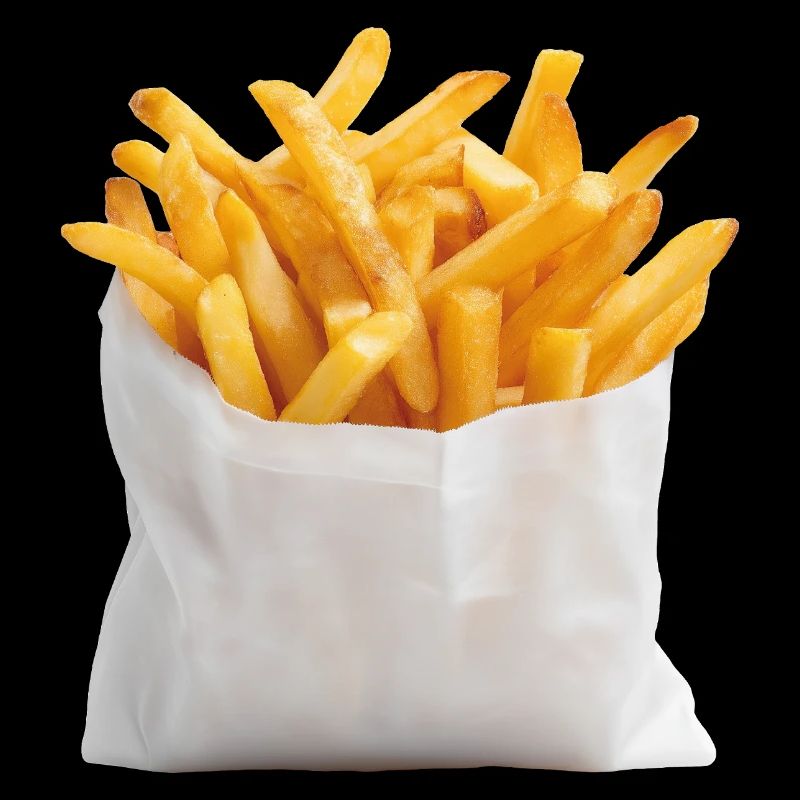 Frites Sac de restauration rapide