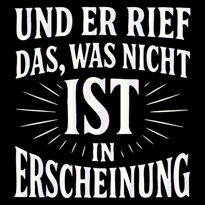 And he called forth that which is not