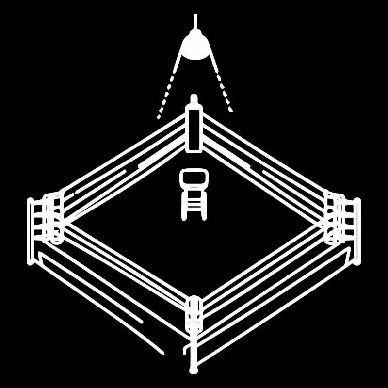 Dessin de ring de boxe