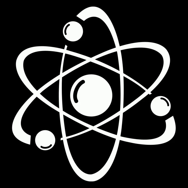 Atomic Model Line Art