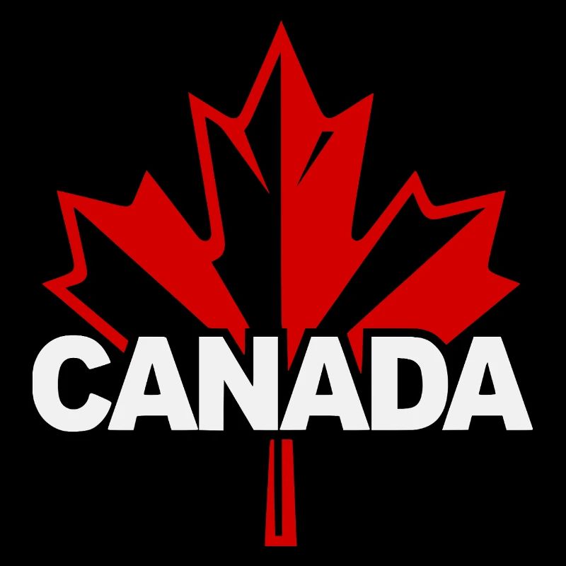 Red Maple Leaf Canada Logo