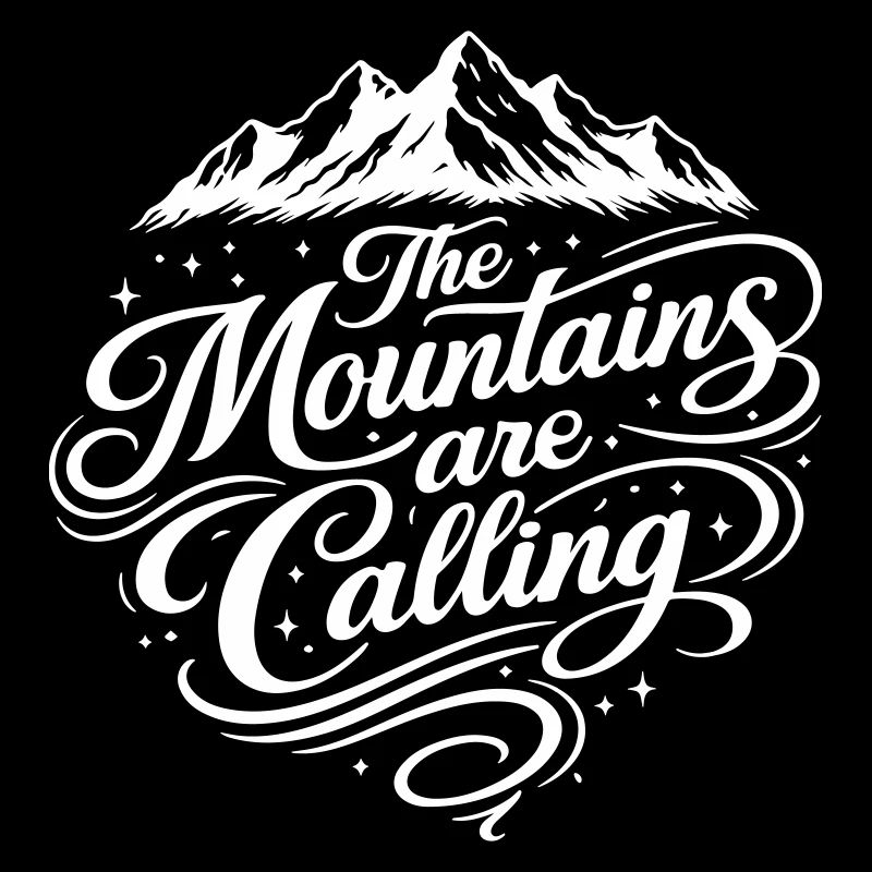 Die Berge Rufen Spruch