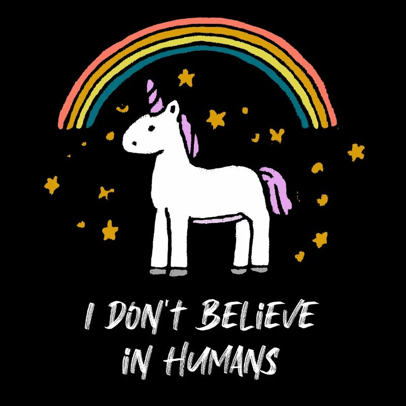 Ich glaube nicht an Menschen Einhorn