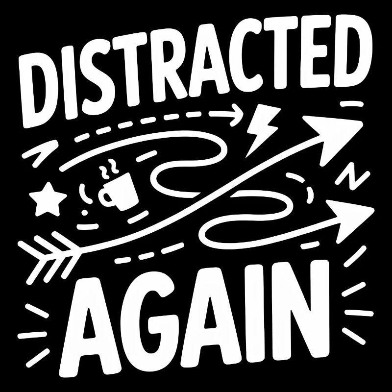 Distracted Again ADHD Chaos