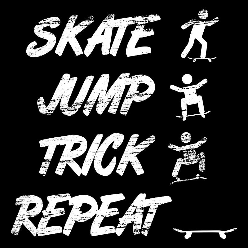 Skate Jump Trick Repetition