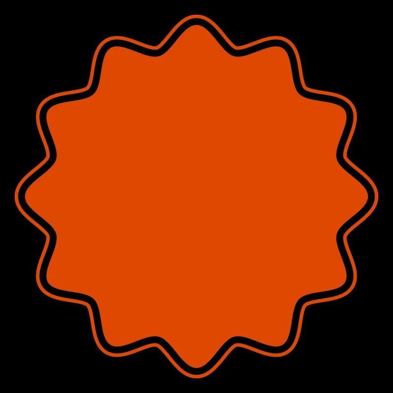 Emblem | Form | Stern runde Ecken (Vectorgraphic)