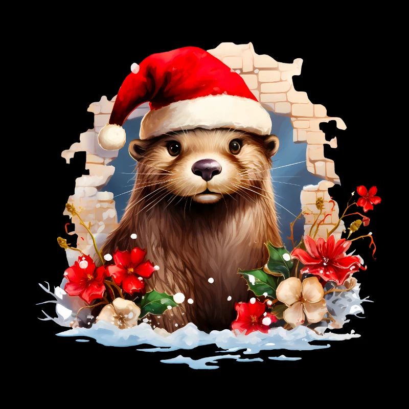 Loutre de Noël