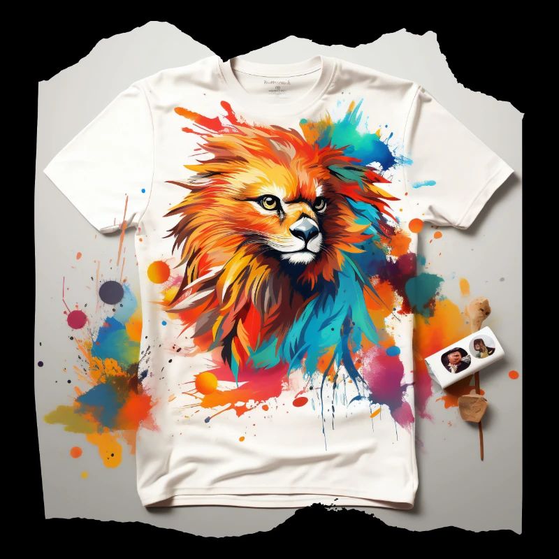 Painted lion