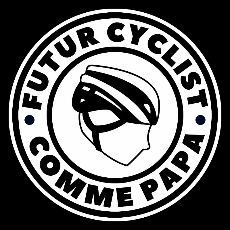 Futur cycliste comme papa