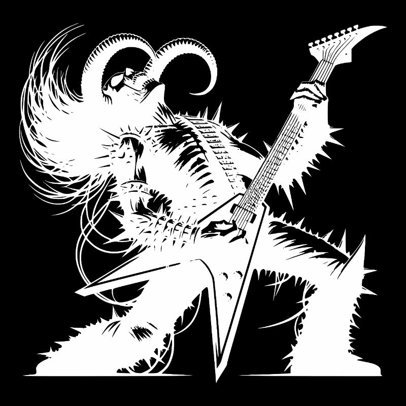 Demonic guitar solo louder than hell