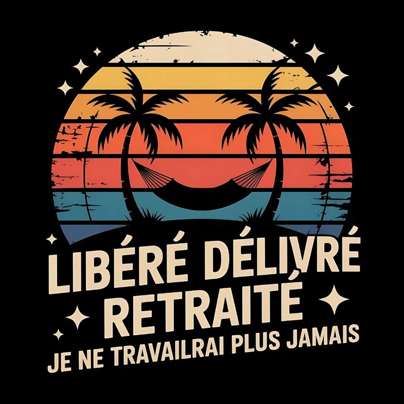 Retraité Libre Palm Sunset