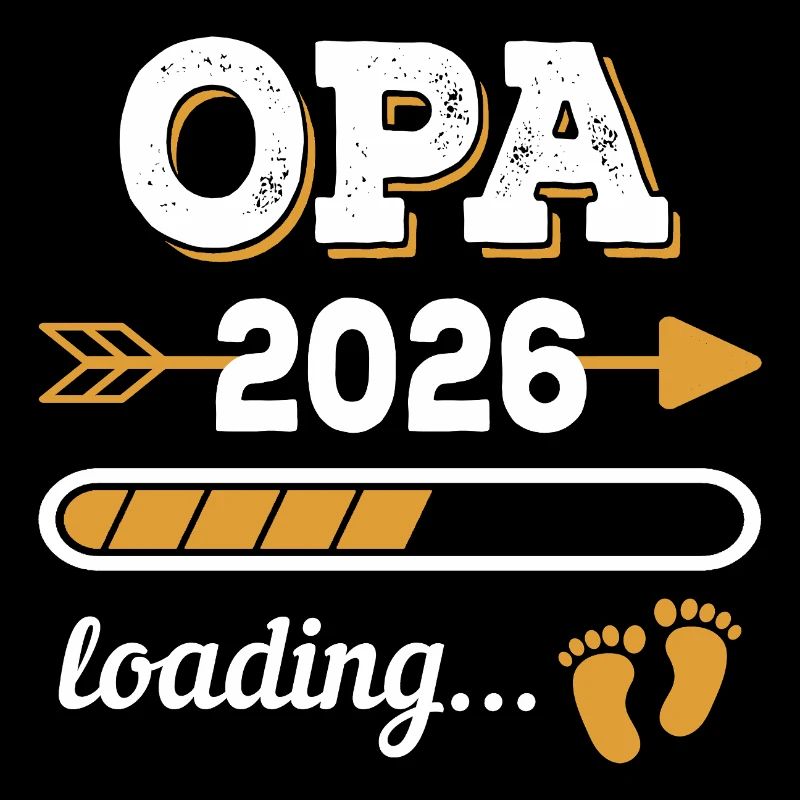 Opa 2026 Loading Zukünftiger Großvater Geschenk