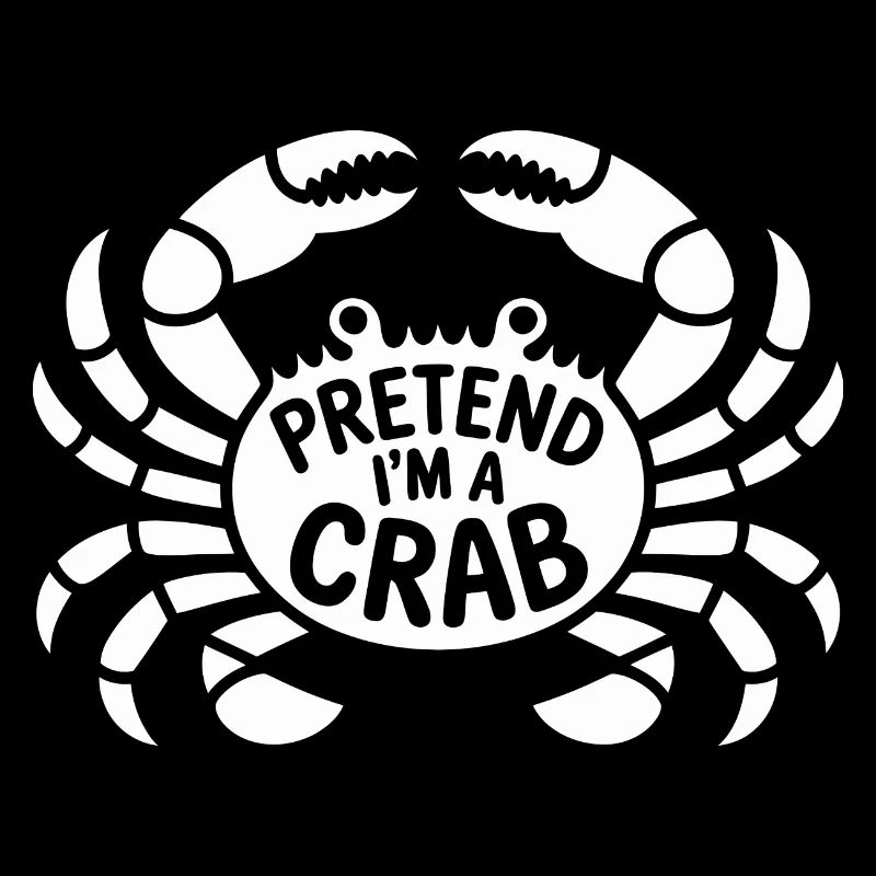 Fais comme si j’étais un dessin animé de crabe