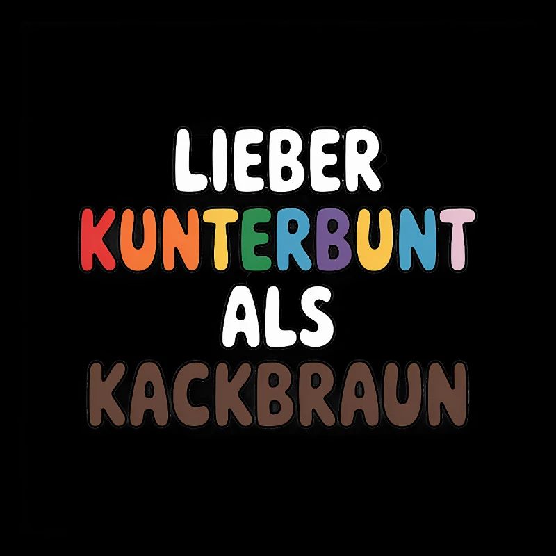Mieux coloré que le marron caca - Logo Cool Pride