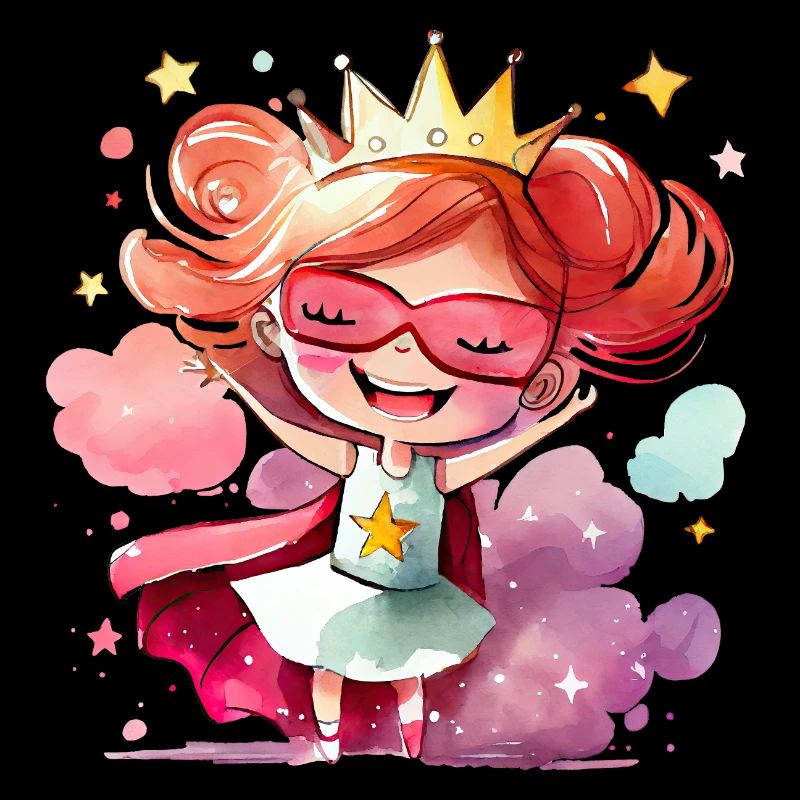 Superheldin Prinzessin - Mutiges Mädchen