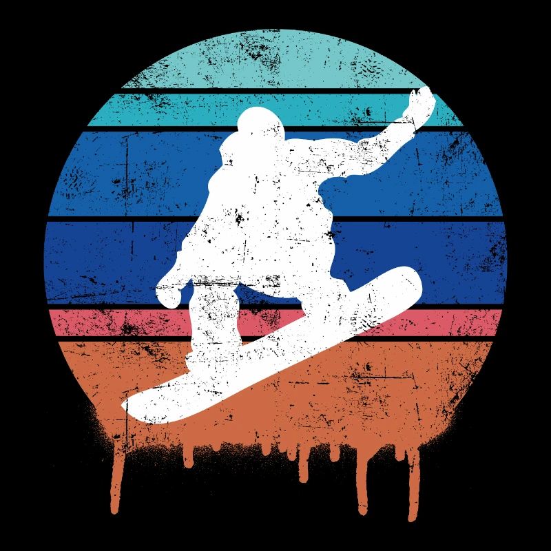 Snowboard rétro