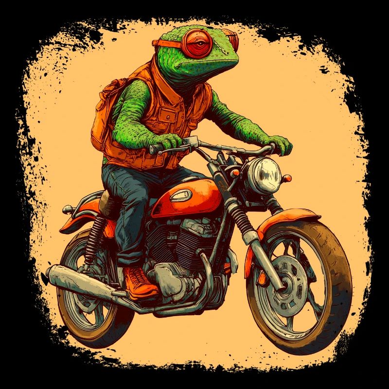 Chameleon Motorcycle / Motorcyclist Chameleon