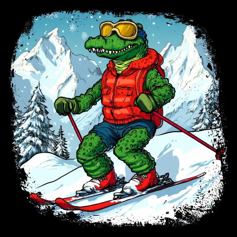 Krokodile Ski
