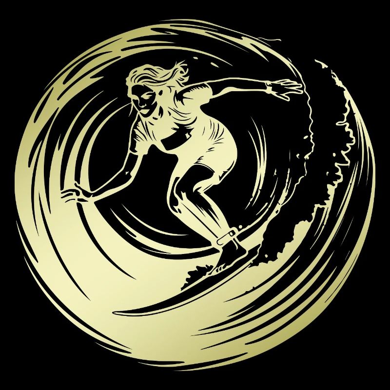 Silhouette de surfeur Surf
