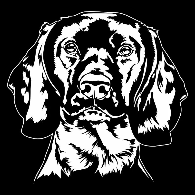 Bavarian Mountain Hound Portrait Wilsigns