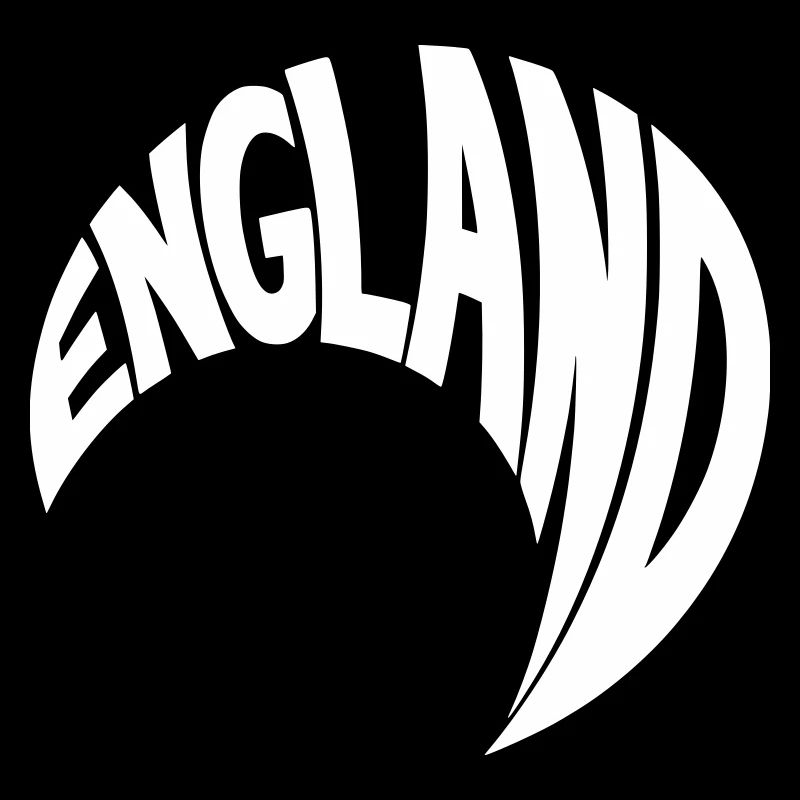 England Circle Lettering