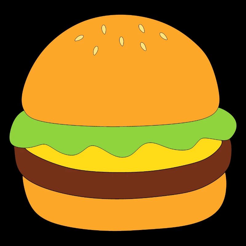 Burger, fast food, essen, kochen
