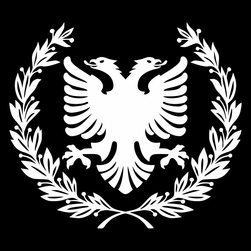 Shqipe Wreath – Albania Laurel Double Head Eagle