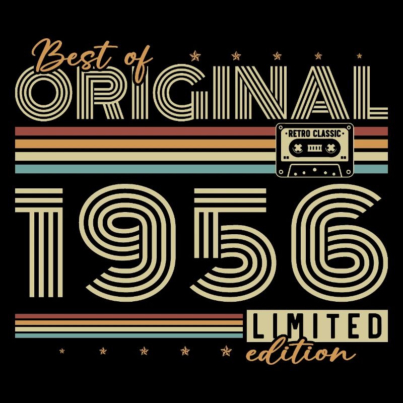 1956 Vintage Rétro Cadeau D'anniversaire