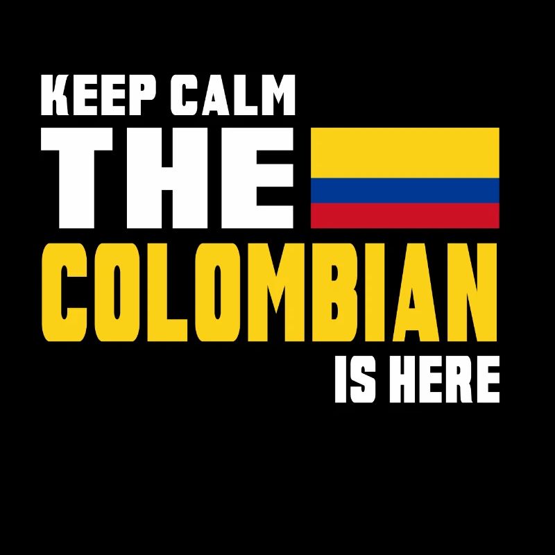 Keep calm Colombie / Drapeau de cadeau Amérique du Sud