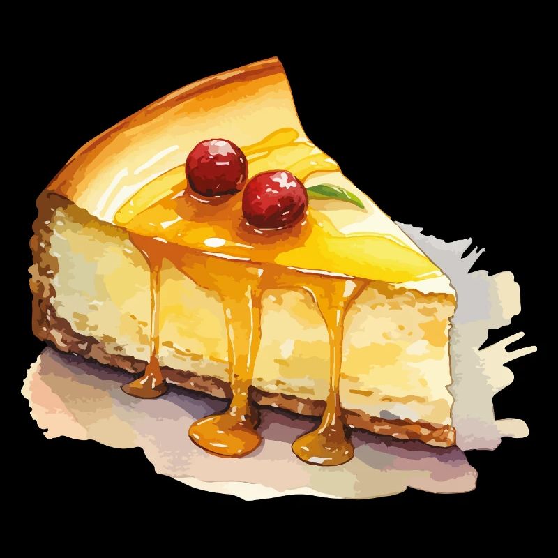 Cheesecake Watercolor Dream