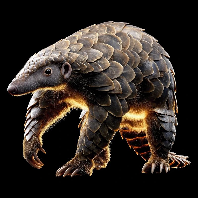 Pangolin Pangolin Pine Cone Pangolins