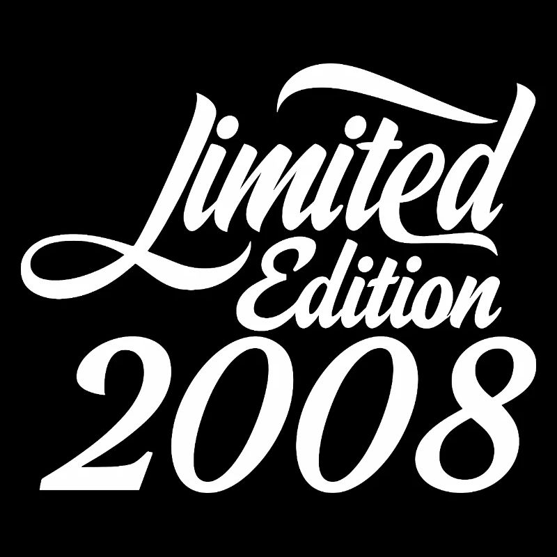 Édition limitée 2008 Lettrage rétro