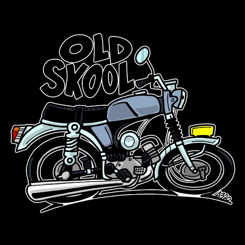 0897 cyclomoteur 50cc couleur OLD SKOOL