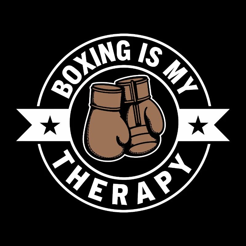 Boxing is my Therapy Boxen Sport Statement