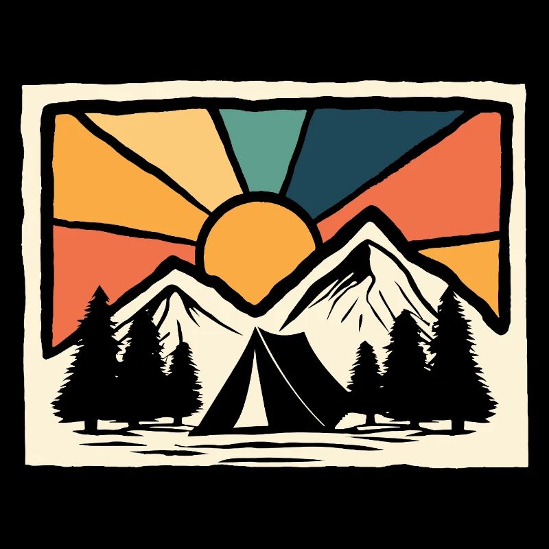 Bergcamping Wandern Forstpfadfinder Camper