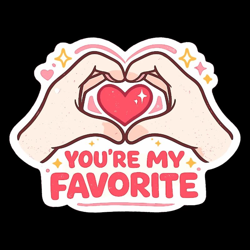 Tu es mon cadeau préféré de design pour la Saint-Valentin
