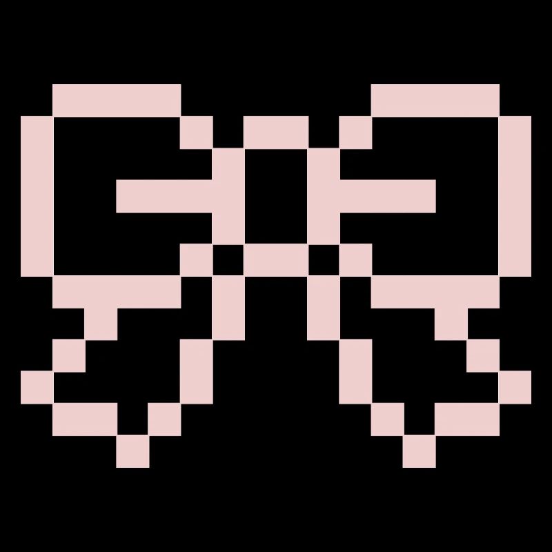 Pink Pixel Bow