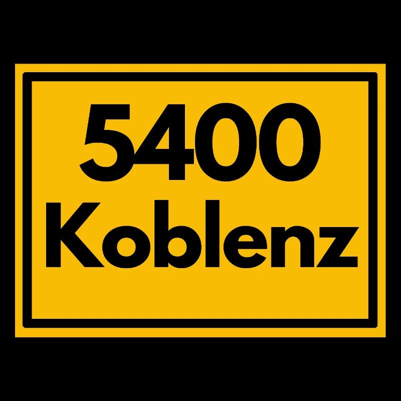 OLD POSTCODE POSTCODE RETRO 5400 KOBLENZ GERMAN