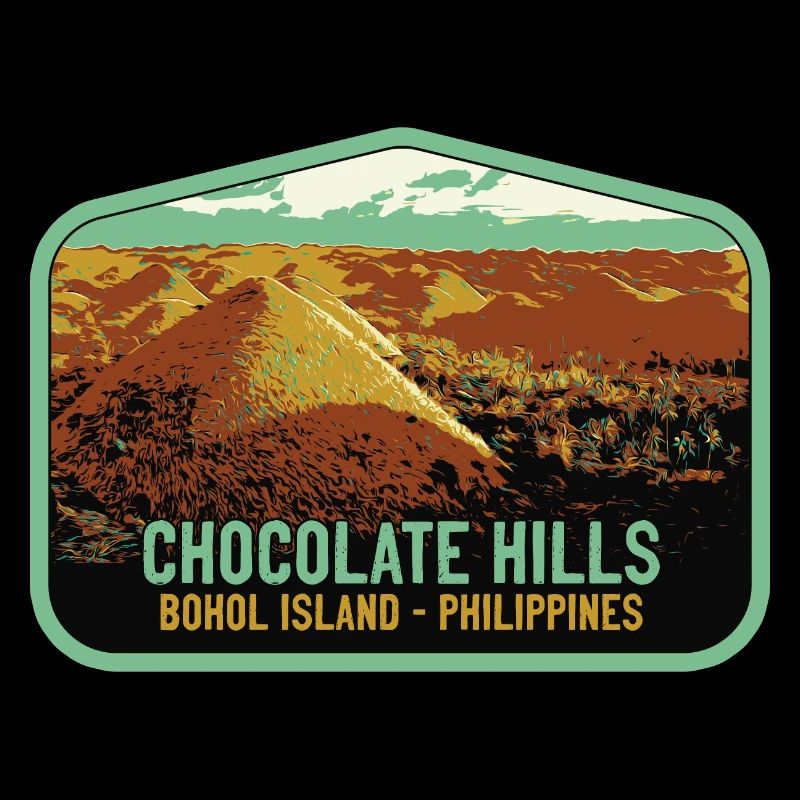 Les Chocolate Hills, ile de Bohol, Philippines